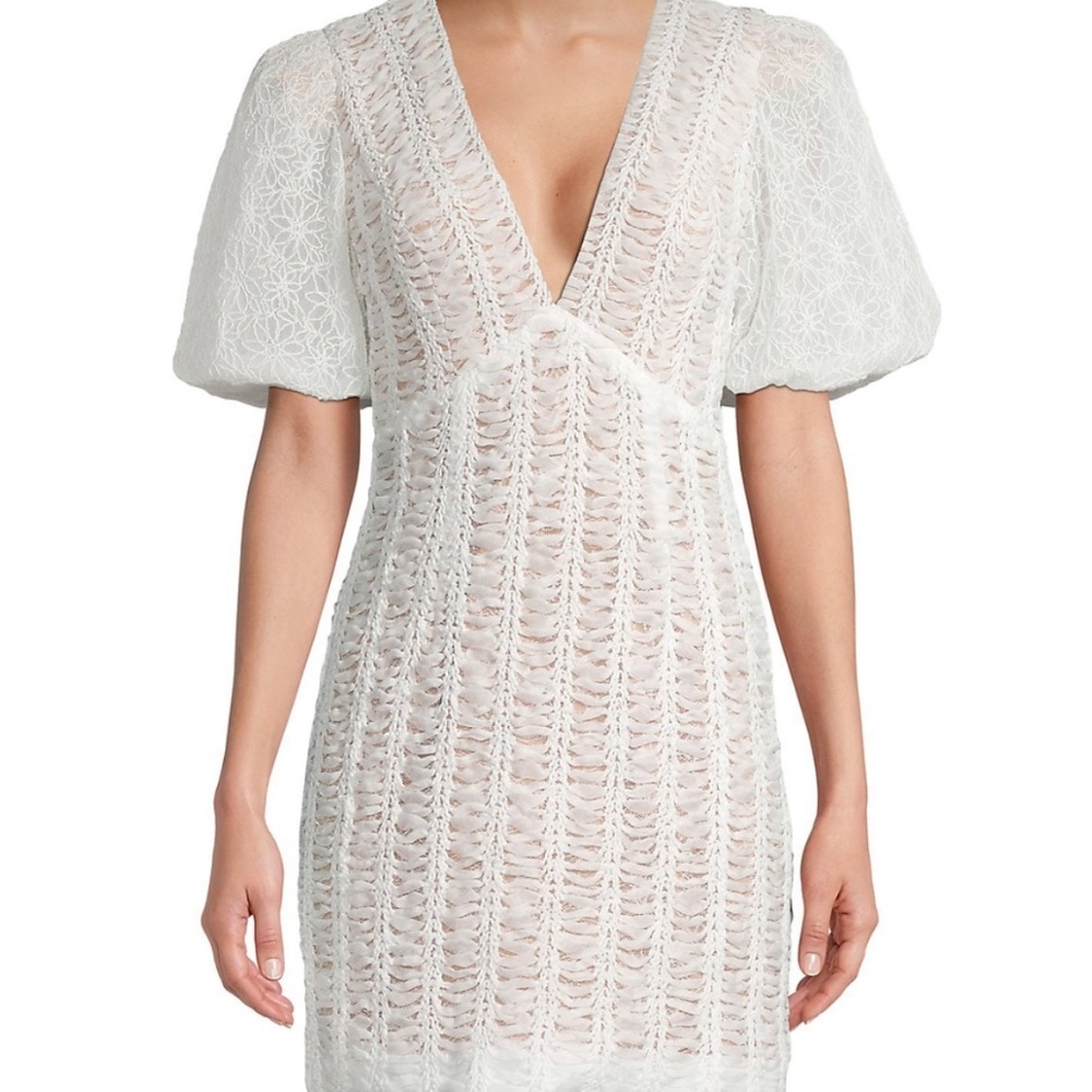 Lace mini dress
